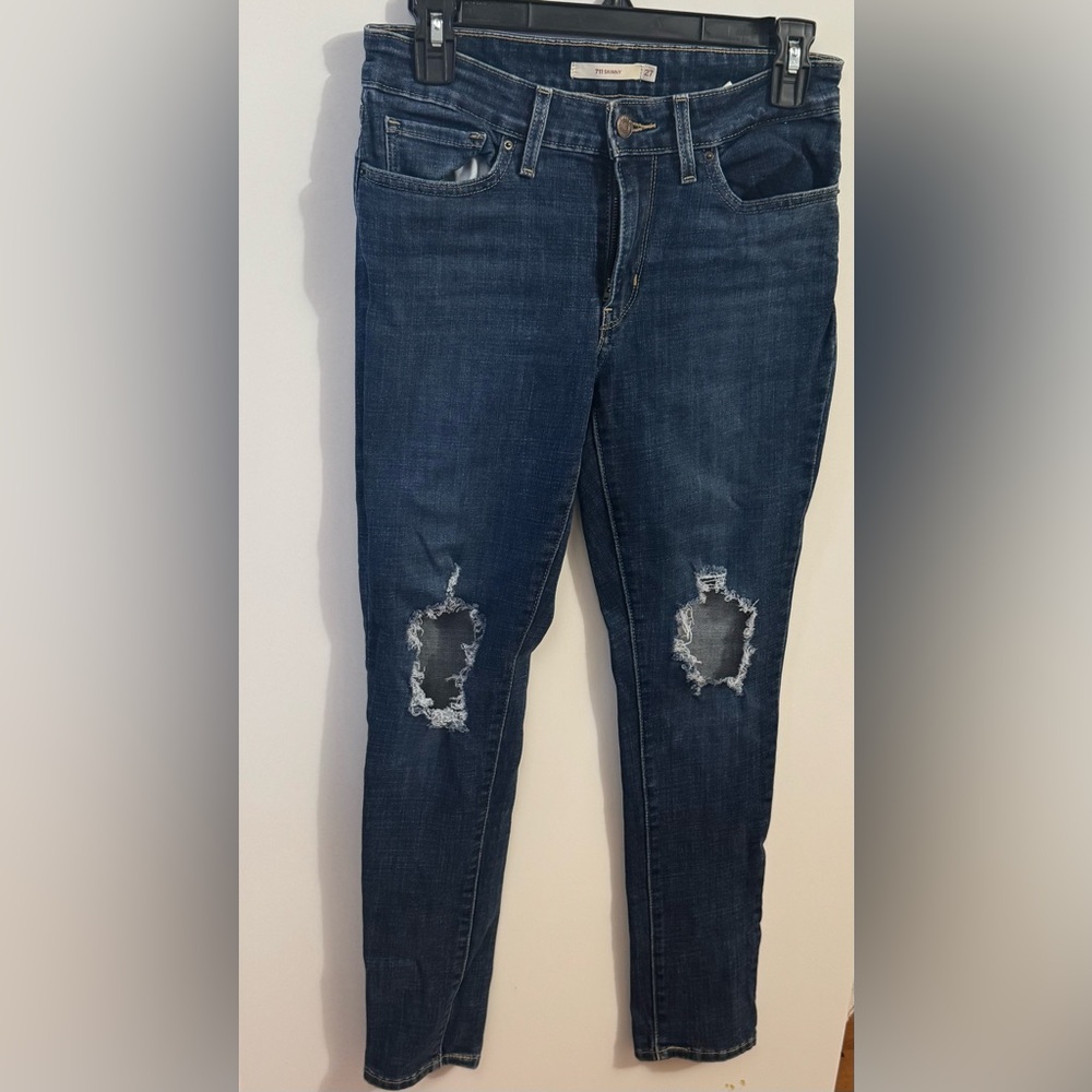 Levi’s Distressed Blue Women's Jeans